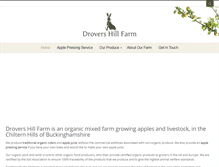 Tablet Screenshot of drovershillfarm.co.uk